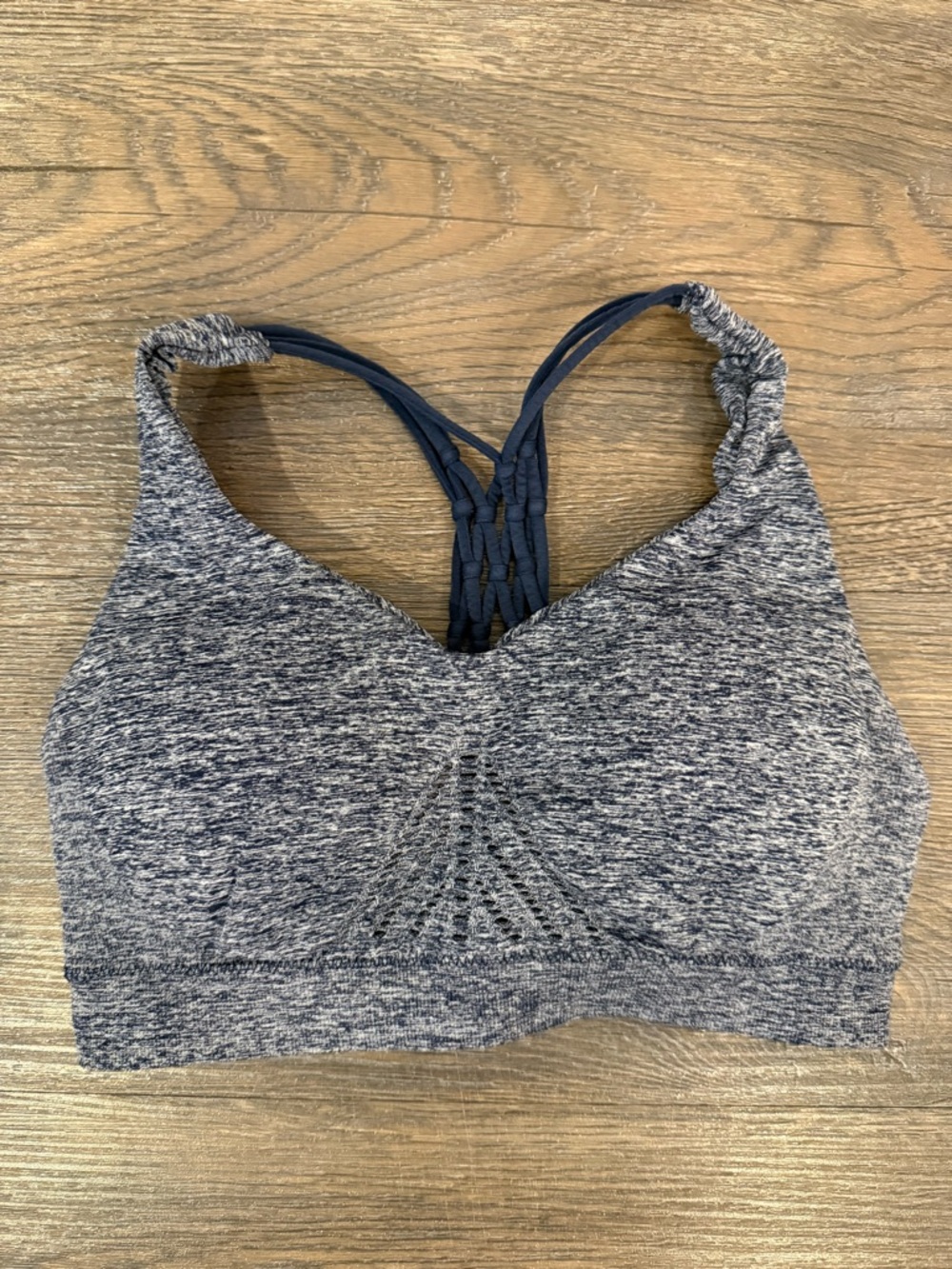 Morera Seamless Blue Sports Bra Size Medium